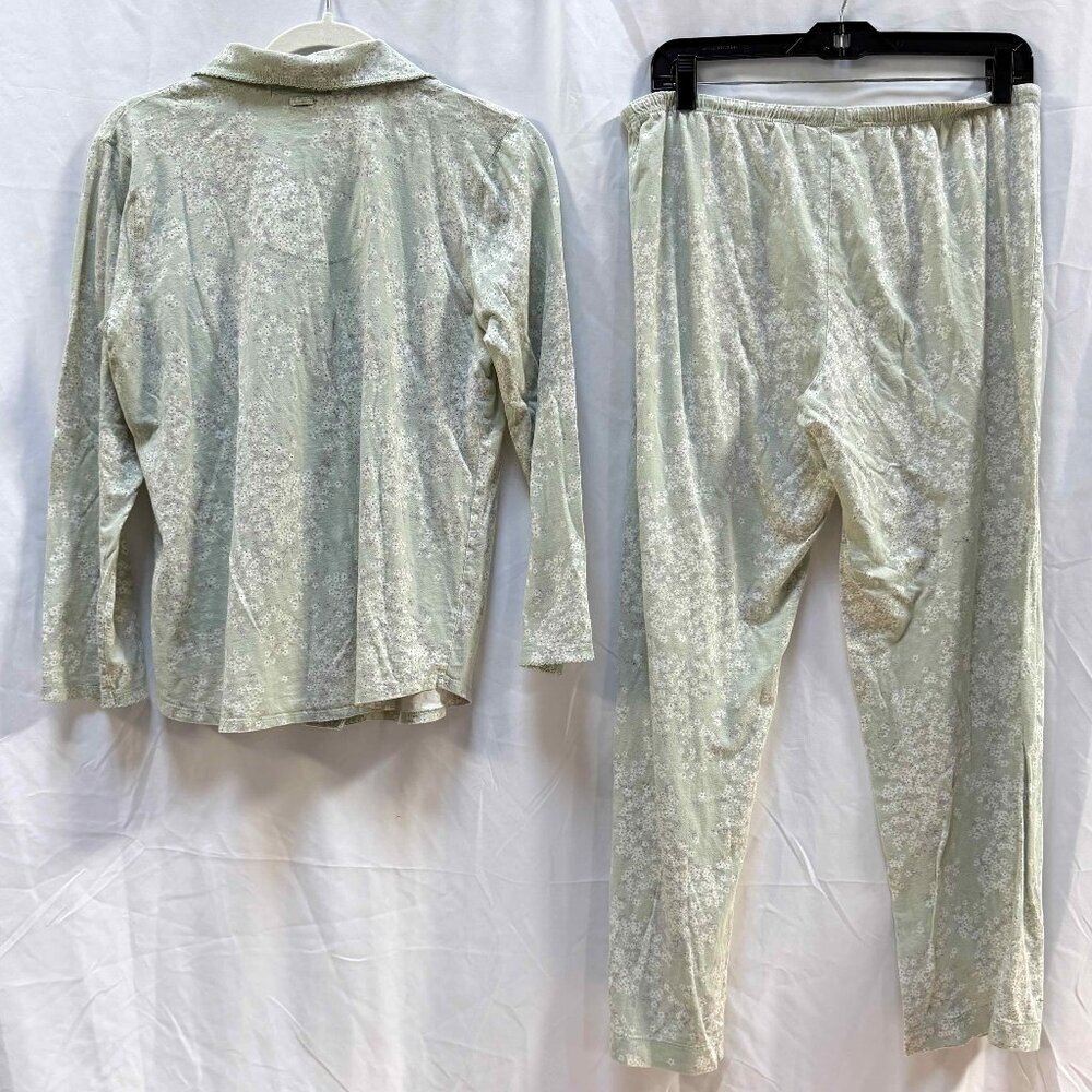 Carole Hockman Pajama Set with Cherry Blossoms Sz Small - Picture 3 of 9